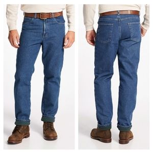 L.L.Bean Double L Jeans, Fleece-Lined Classic